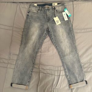 Cosmic Blue Love Jeans. Size 16. NWT